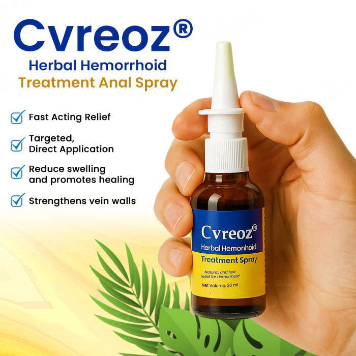 đ„LIMITED DEAL: 70% OFFđ„CvreozÂź Herbal Hemorrhoid Treatment Anal Spray