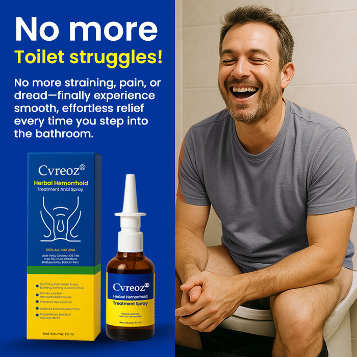 đ„LIMITED DEAL: 70% OFFđ„CvreozÂź Herbal Hemorrhoid Treatment Anal Spray