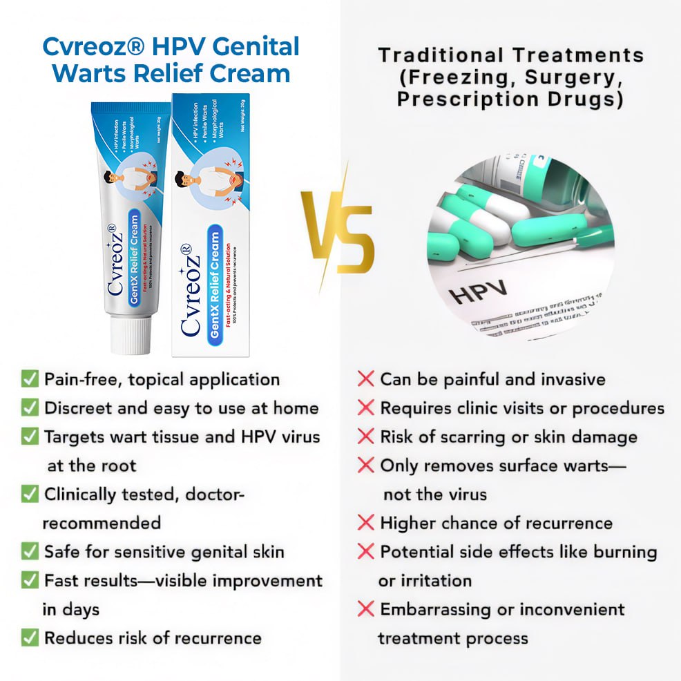 đ„Last Deal: 60% Offđ„ CVREOZÂź Fast-Acting & Natural GentX Relief Cream