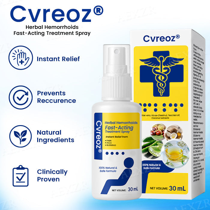 đ„Hot Sale - 60% OFFđżCvreozÂź Herbal Hemorrhoids Fast-Acting Treatment Spray