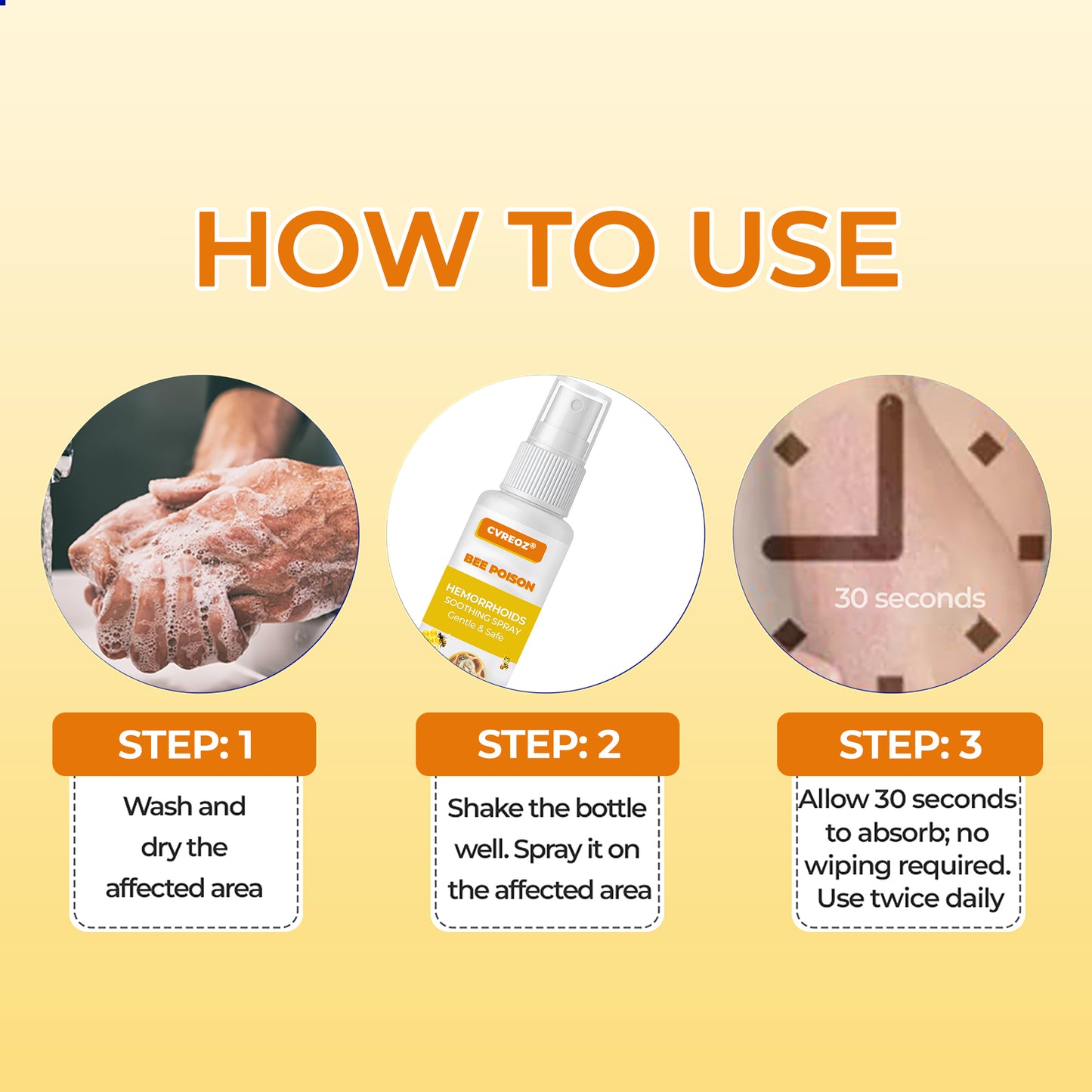 đ©” CVREOZÂź Hemorrhoids Bee Poison Soothing Spray đNEW PACKAGING UP TO 60% OFF đ„