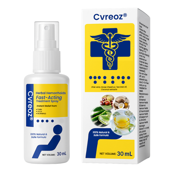 đ„Hot Sale - 60% OFFđżCvreozÂź Herbal Hemorrhoids Fast-Acting Treatment Spray