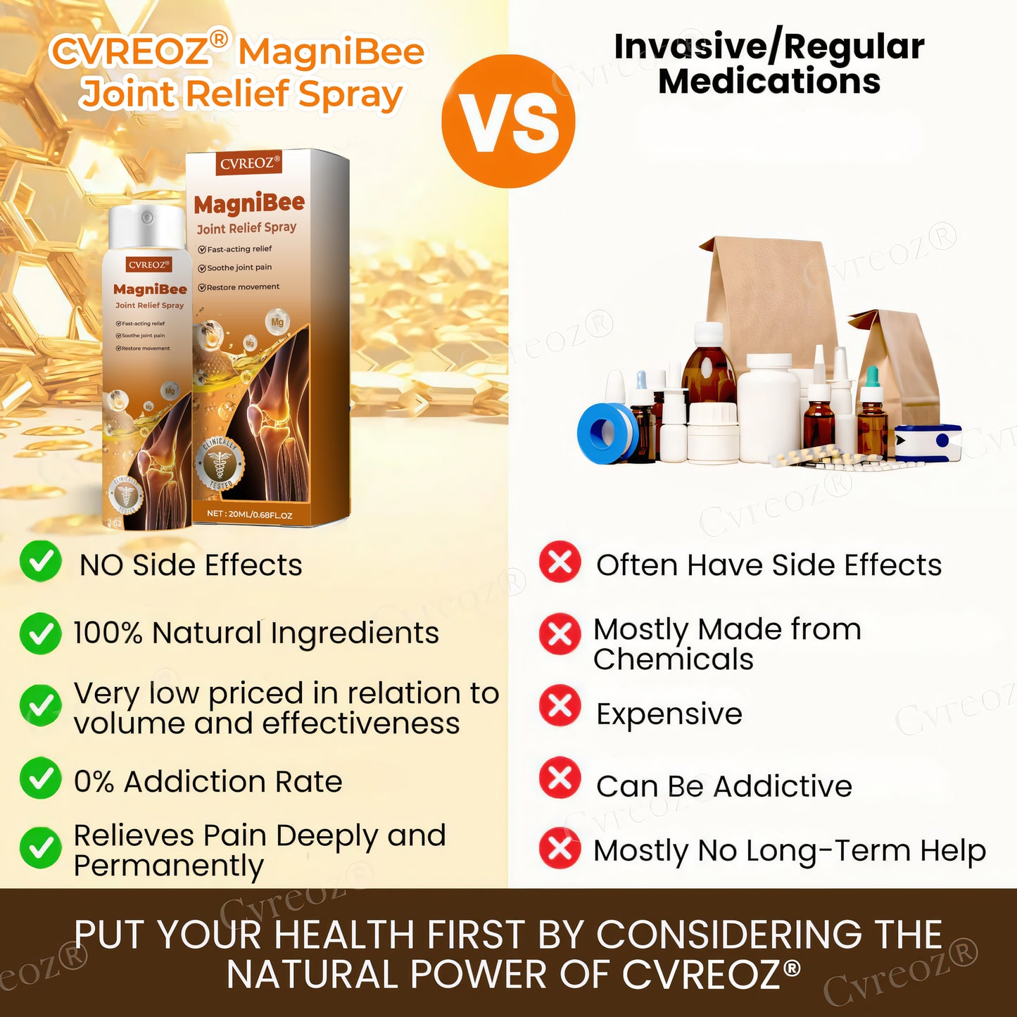 🦵🏻 CVREOZ® MagniBee Joint Relief Spray 🐝LIMITED OFFER 60% OFF