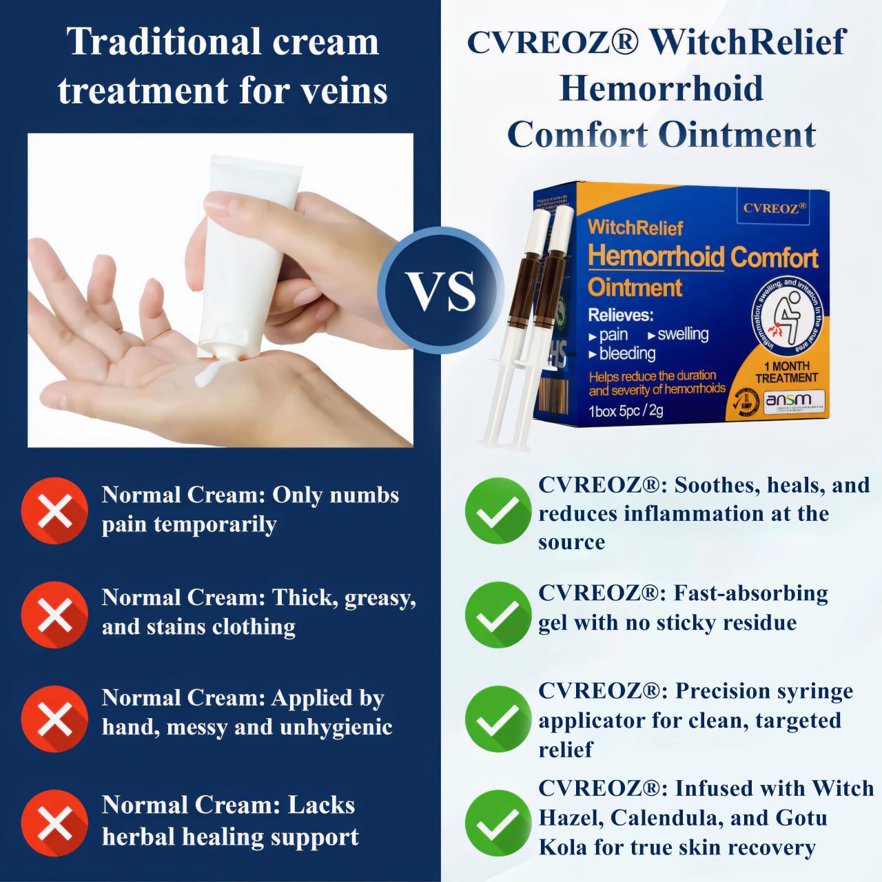 CVREOZ® WitchRelief Hemorrhoid Comfort Ointment 🔥Last Deal: 60% SALE OFF🔥
