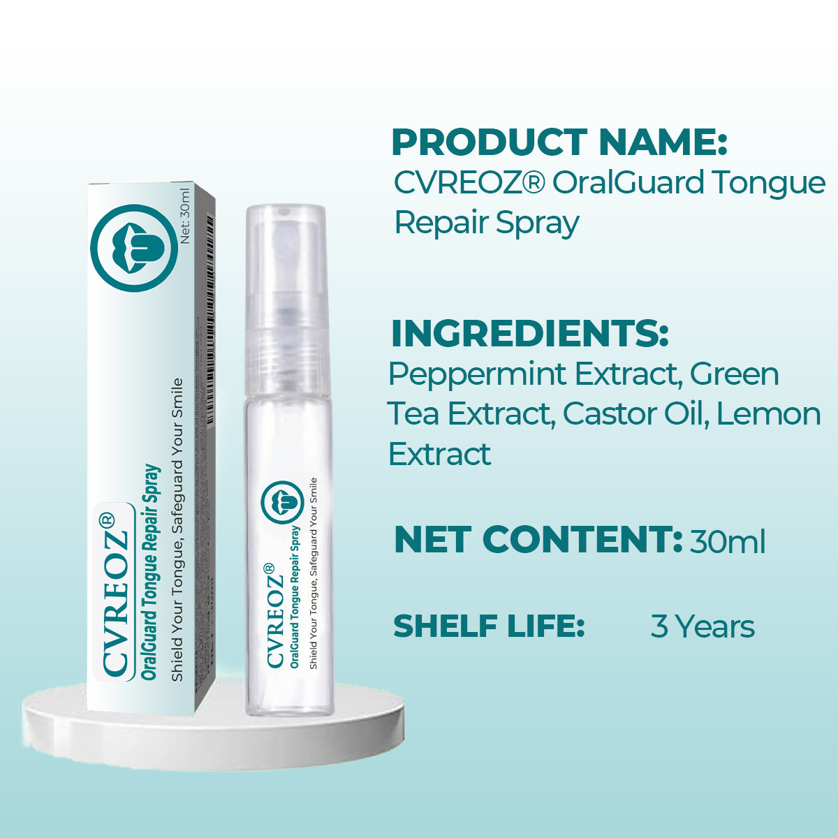👅 CVREOZ® OralGuard Tongue Repair Spray 💚 HOT SALE UP TO 60%