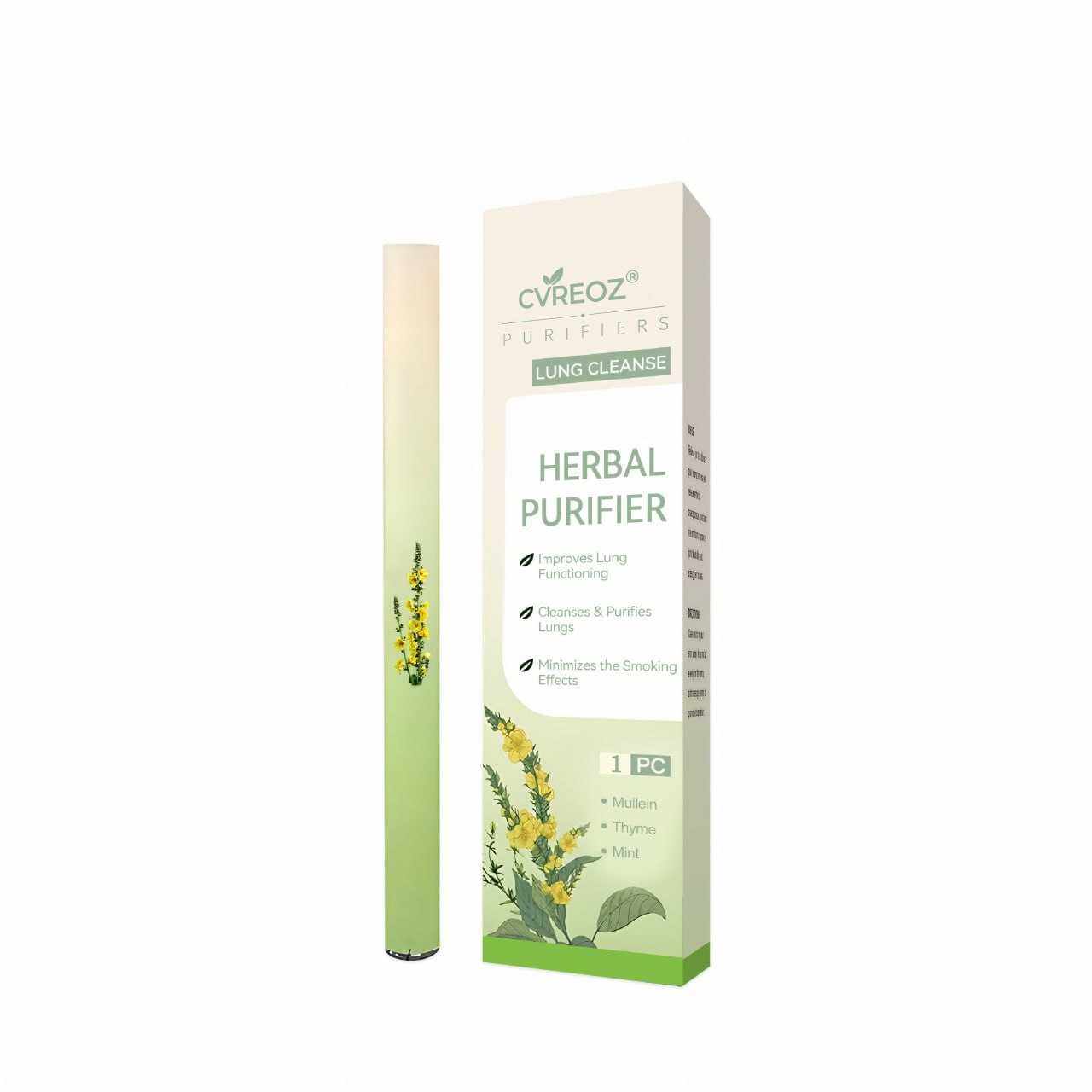 CVREOZ® Lung Cleanse Herbal Purifier Inhaler Pen