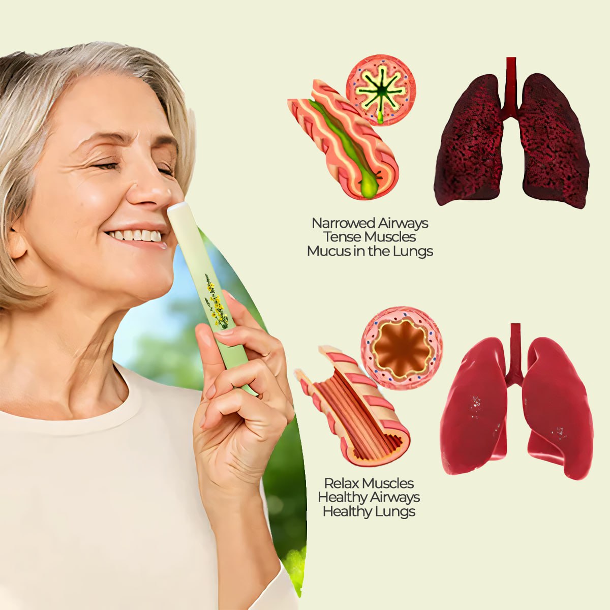 CVREOZ® Lung Cleanse Herbal Purifier Inhaler Pen