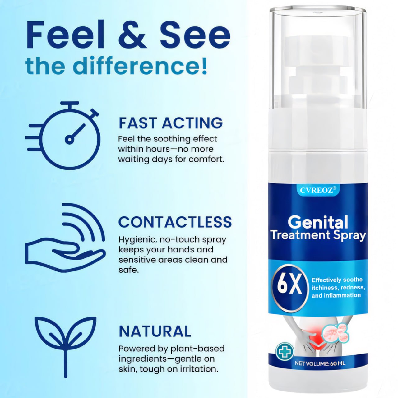 đ„2025 LIMITED 60% OFFđ„ CvreozÂź Genital Treatment Spray