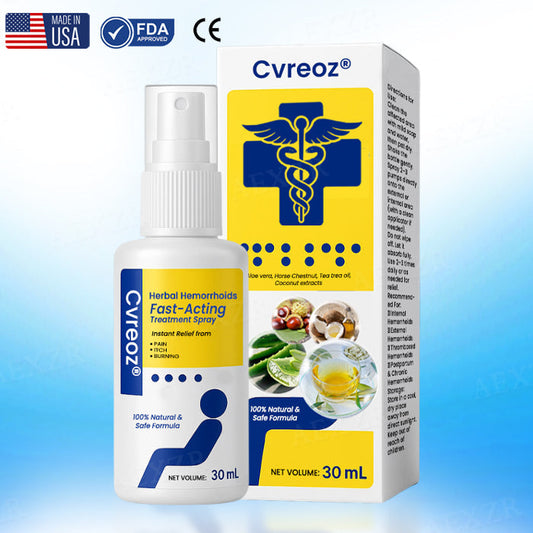 🔥Hot Sale - 60% OFF🌿Cvreoz® Herbal Hemorrhoids Fast-Acting Treatment Spray