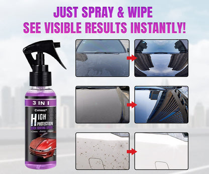 ⏰Last Day Promotion: 80% OFF🔥 3-in-1 Super Gloss & Protection Car Coating Spray