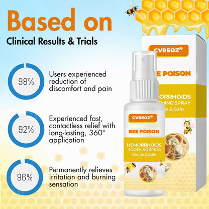 🩵 CVREOZ® Hemorrhoids Bee Poison Soothing Spray 🐝NEW PACKAGING UP TO 60% OFF 🔥