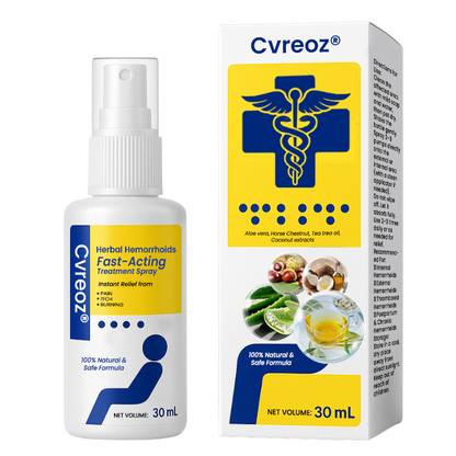 🔥Hot Sale - 60% OFF🌿Cvreoz® Herbal Hemorrhoids Fast-Acting Treatment Spray