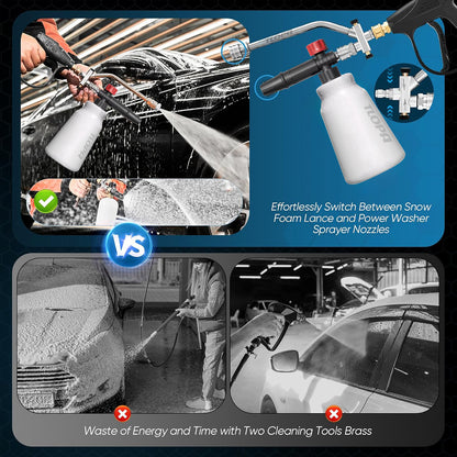 ⏰Last Day Promotion 80% SALE OFF 💥TLOPA® Foam Cannon Dual Connector Accessory