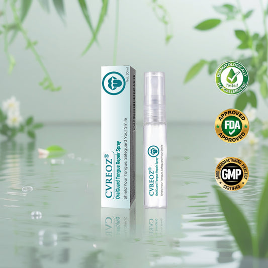 👅 CVREOZ® OralGuard Tongue Repair Spray 💚 HOT SALE UP TO 60%