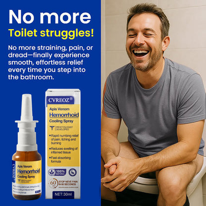 🔥 Sale up to 60% - Order NOW! 🔥 Cvreoz® Apis Venom Hemorrhoid Cooling Spray