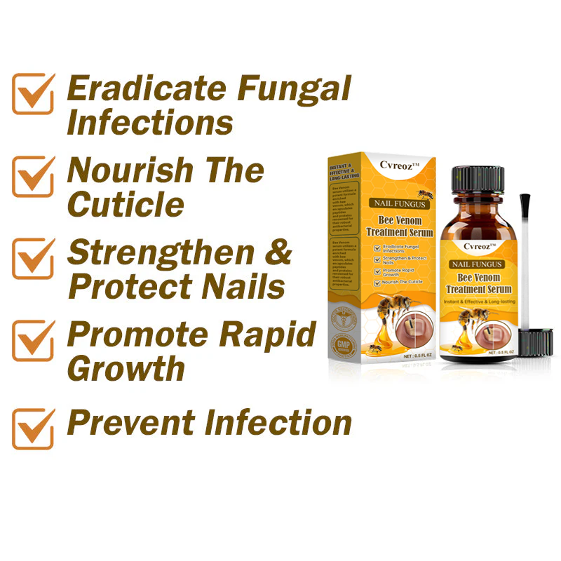 CVREOZ™ Nail Fungus Bee Venom Treatment Serum 🔥 Limited-time offer 60% 🔥